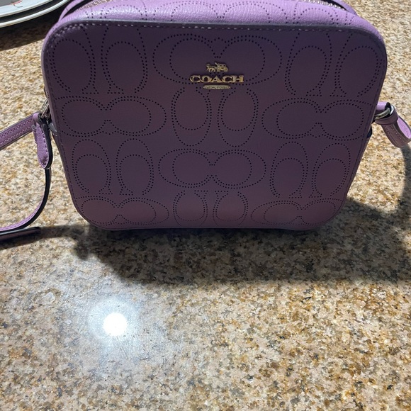 Coach | Bags | Purple Coach Purse Real With Barcode On Inside